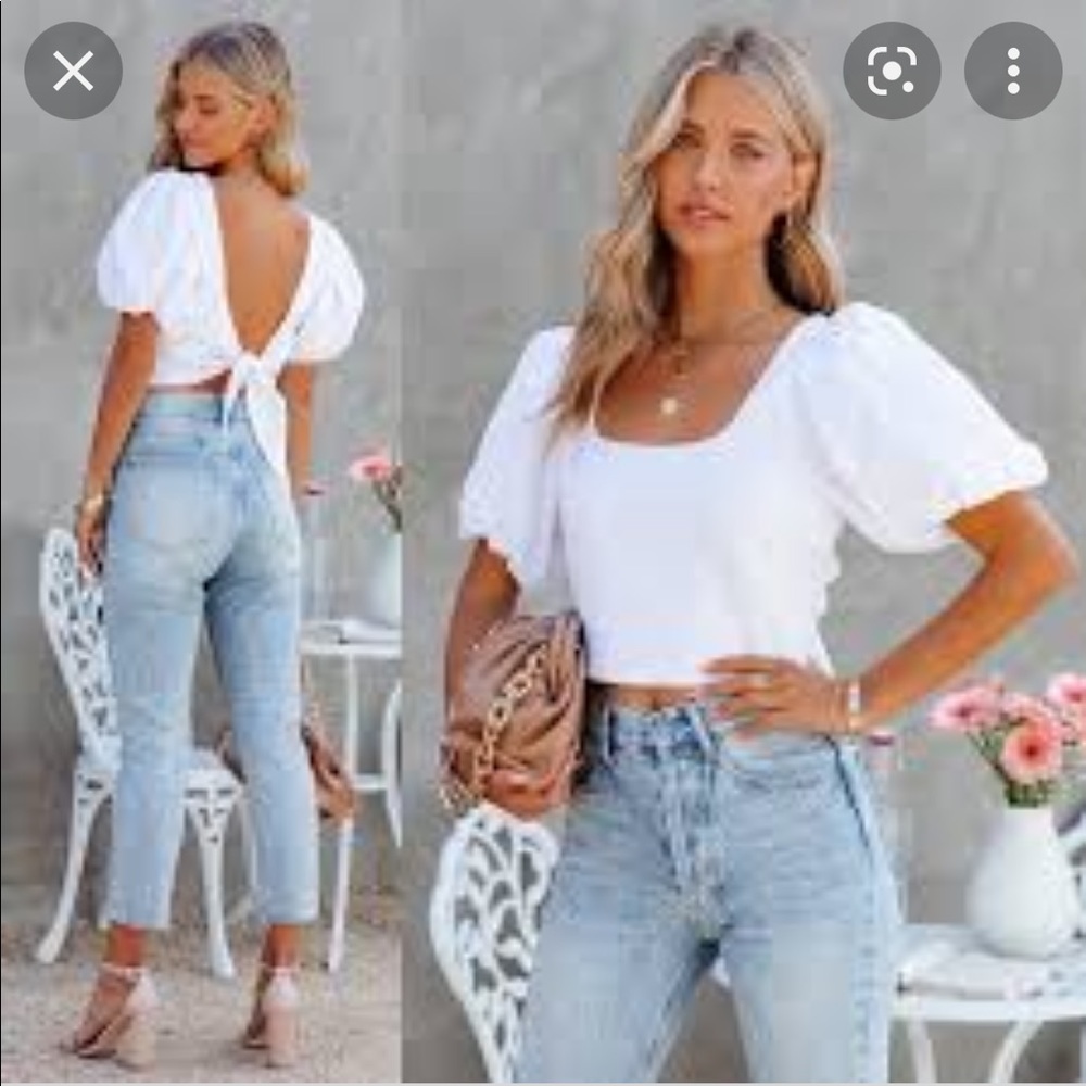 ❤️Vici crop tie top